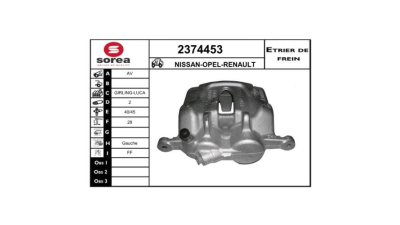Etrier disc frana EAI 2374453