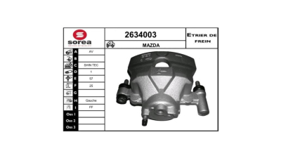 Etrier disc frana EAI 2634003