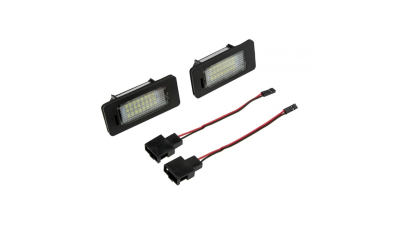 Set lampa numar LED CanBus Audi A1 2010-, A3 2012-, A4 B8, A5 2007-, A7 2010-, Q3 2011, Vw Golf V6 Combi, Passat B6 - B7 Combi, Sharan, Touran 2011-, Touareg 2001, 