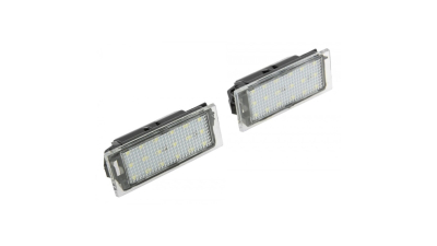 Set Lampa numar LED Canbus  Renault Clio III 3D/5D 2005-, Clio IV 3D/5D 2012-, Kadjar 2015-, Laguna II 2001-, Laguna III 2007-