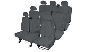 Huse scaune auto Elegance pentru Citroen Jumper, Hyundai H1, Iveco Daily, KIA Pregio, Mercedes Sprinter, Nissan Interstar, Opel Movano 09-, Peugeot Boxer, Renault Master 2009-, Mascot, Toyota Hiace, Vw T4, LT, Crafter, 3+3+2+1, set huse auto VAN