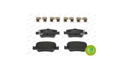 Placute frana Toyota Auris (E15), 10.2006-09.2012, Auris (E18), 10.2012-12.2018, Auris Estate (E18), 07.2013-12.2018, Corolla Saloon (E18, Zre1), 06.2013-05.2019, Corolla Sedan (E15), 10.2006-, FERODO FDB4048