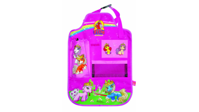 Organizator scaun auto Filly Unicorn pentru spatarul scaunului din fata, 40 x 60 cm