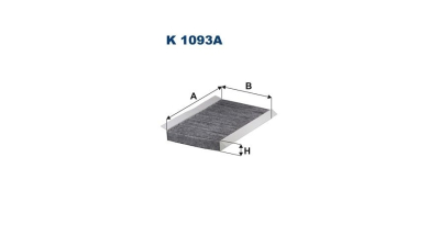 Filtru polen, habitaclu cu carbon activ FILTRON K1093A