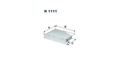 Filtru polen, habitaclu FILTRON K1111