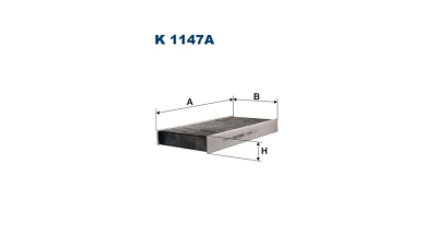 Filtru polen, habitaclu cu carbon activ FILTRON K1147A