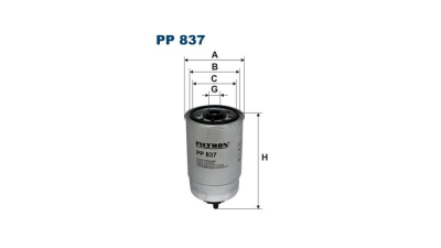 Filtru combustibil Alfa Romeo 146, 145, Seat Ibiza, Vw Passat, Golf, Caddy, Volvo 960, 760, Rover 800, Renault 21, 11, Opel Vectra, Corsa, Lancia Delta, Iveco Daily, Ford Fiesta, FILTRON