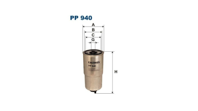 Filtru combustibil Bmw Seria 3 (E36), 09.90-11.1998, Seria 5 (E34), 02.87-12.1995, Seria 5 Touring (E34), 07.1991-07.1996, FILTRON PP940