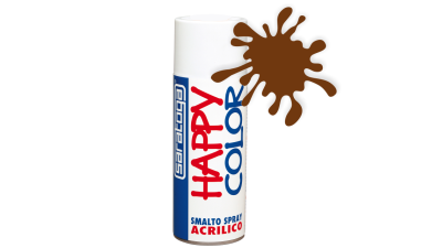 Spray vopsea Castaniu HappyColor Acrilic, 400ml