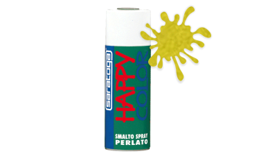 Spray vopsea Galben Pucioasa Perlat, HappyColor, 400ml