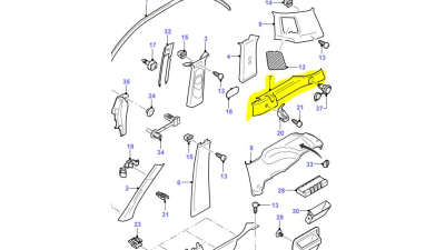 Ornament Portbagaj Ford 1369414