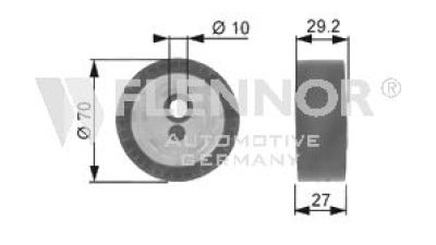 Rola intinzator FLENNOR FS22902 Peugeot 306 (7B, N3, N5) 306 Hatchback (7A, 7C, N3, N5) 306 Break (7E, N3, N5) 406 (8B) Ulysse (220) Phedra (179) Expert Platou / Sasiu (223) 406 Break (8E/F) Scudo Car