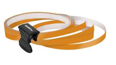Dungi protectie jante Foliatec PIN-Striping , Ornament jante Autocolant janta culoare Orange , 4 role 6mm x 2.14m