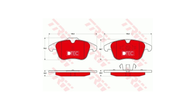 Placute frana TRW GDB1683DTE, Fata