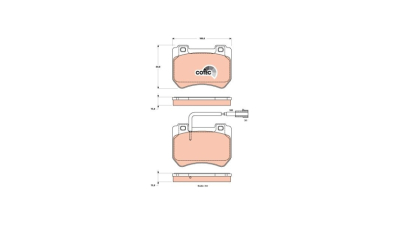 Placute frana Alfa Romeo 159 (939), 09.2005-12.2012, Brera (939), 01.2006-05.2011, Spider (939), 03.2006-03.2011, TRW