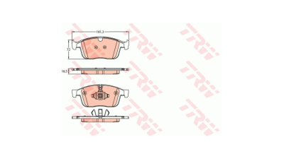 Placute frana TRW GDB2146, Fata