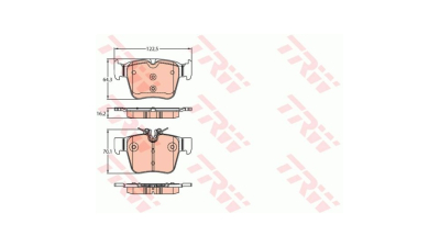 Placute frana TRW GDB2154, Spate