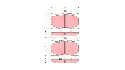 Placute frana TRW GDB3398, Fata