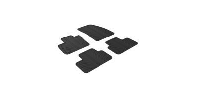 Set covorase auto din cauciuc Volvo XC40 03.2018-, (Nu este compatibil la model PHEV & ELECTRIC) Negru, Gledring, 4 buc.