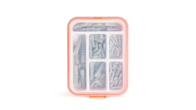 Set dibluri din material plastic - 4-10 mm - 100 piese / cutie HANDY