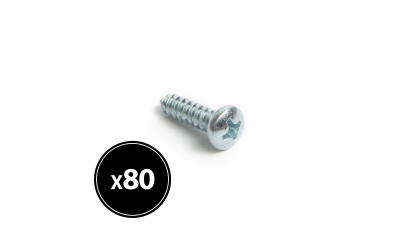 Surub pentrtu PAL - cap semirotund - 4,2 x 16 mm, 80 buc. / Pachet HANDY