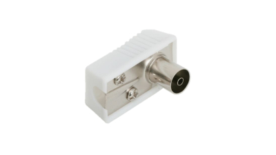 Mufa cablu TV coax 90° executie standard, set 10 buc