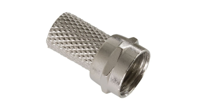 Fisa F pentru cablu RG6 executie filetat, set 25 buc