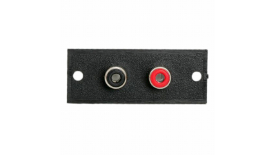 Terminal RCA 2 soclu montabil 50 x 20 mm,set 5 buc