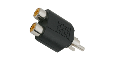 Adaptoare Y RCA 2 x soclu RCA - fisa RCA, set 10 buc