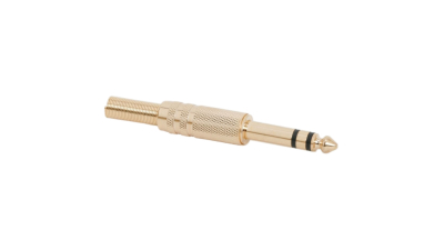 Mufa jack placat cu aur stereo 6,3 mm, set 5 buc