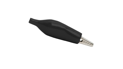 Clema contacte electrice tip cleste crocodil, mare, culoare negru, set 10 buc.