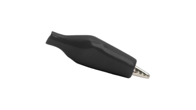 Clema contacte electrice tip cleste crocodil, mini, culoare negru, set 10 buc.