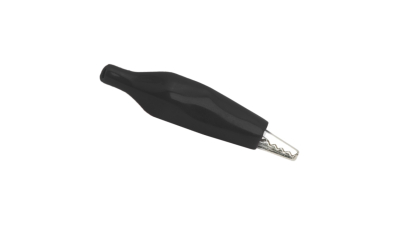 Clema contacte electrice tip cleste crocodil, mediu, culoare negru, set 10 buc.