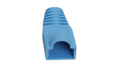 Protectie pentru cablu cu modular fisa 8P8C, culoare albastru set 100 buc