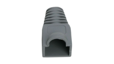 Protectie pentru cablu cu modular fisa 8P8C, culoare gri set 100 buc