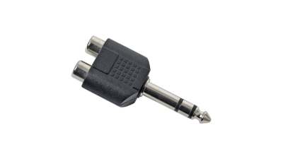 Adaptoare Y RCA / JACK 2 x soclu RCA - 6.3 fisa Jack (stereo), set 10 buc