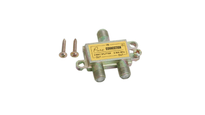F splitter 5-900 MHz, 1 intrare, 2 iesiri, set 5 buc