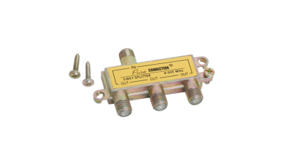 F splitter 5-900 MHz, 1 intrare, 3 iesiri, set 5 buc