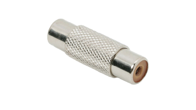 Prelungitor RCA soclu RCA - soclu RCA metalic, set 5 buc