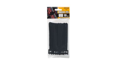 Coliere de plastic 125 x 12mm , fasete 10 buc. culoare negru