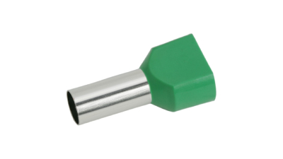 Varf cablu pentru cablu de 2 x 10 mm²2, izolatie Verde set 100 buc
