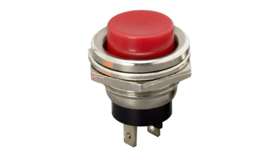 Buton 1 circuit 2A-250V OFF-(ON), rosu, set 5 buc