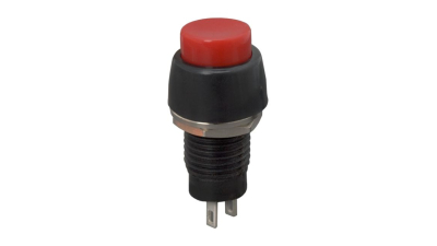 Intrerupator cu apasare 1 circuit 2A-250V OFF-ON, rosu, Set comutatoare 5 buc
