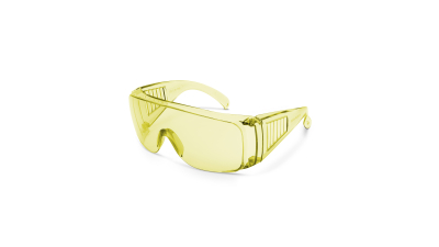 Ochelari de protectie profesionali, Anti-UV culoare Galben, cu lentile rezistente la zgarieturi