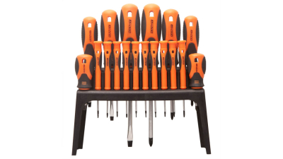 Set de 18 surubelnite cu suport, contine surubelnite de precizie, mini, normale