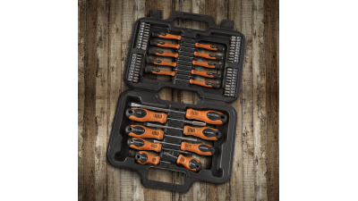 Set surubelnite in cofret, 58 piese, PH SL Torx PH, SL Torx PZ Hex