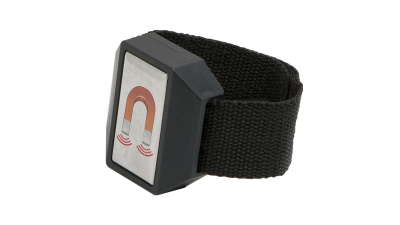 Suport magnetic pentru piese metalice mici, fixat pe incheietura mainii, 50x25mm