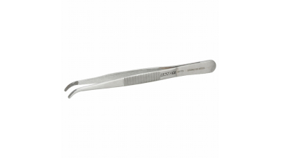 Penseta varf bont, executie curbata, 125 mm