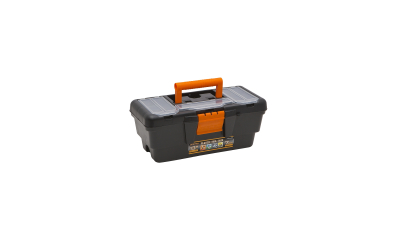 Geanta de scule din material plastic 13 320x170x130 mm, cu 3 compartimente pe capac