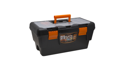 Geanta din plastic pentru scule 22 -550x300x260 mm, cu 5 compartimente in partea superioara